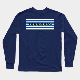 Tarariras City in Uruguay Flag Stripes Long Sleeve T-Shirt